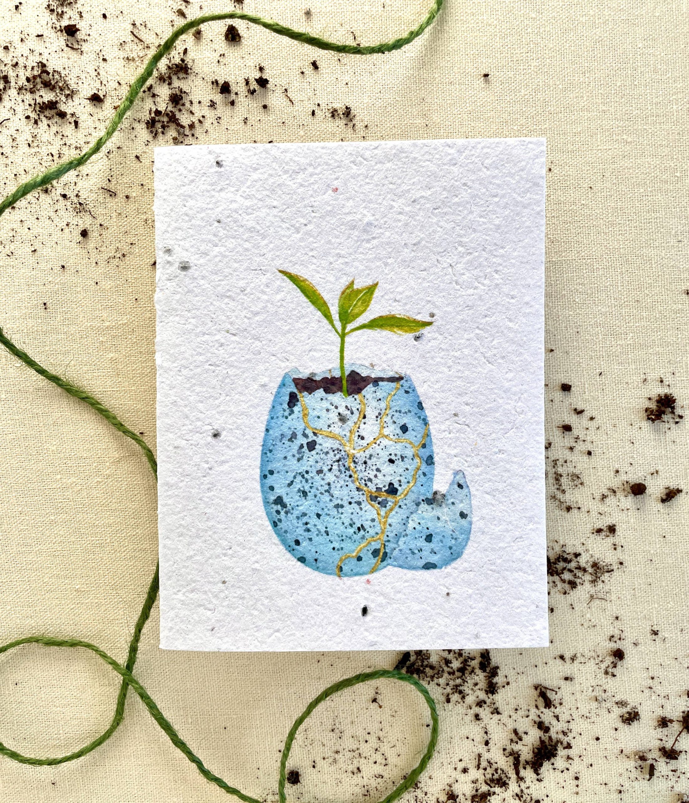Notes of Eden Seed Cards – Beauty from Ashes Plantable Wellness Mix Se