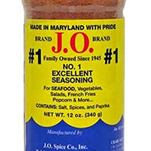 J.O. Seasoning- No. 1 All Purpose Seafood Seasoning 12oz. (Larger Size