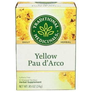 Traditional Medicinals – Pau d’Arco Tea, 16 Bags | Pack of 1