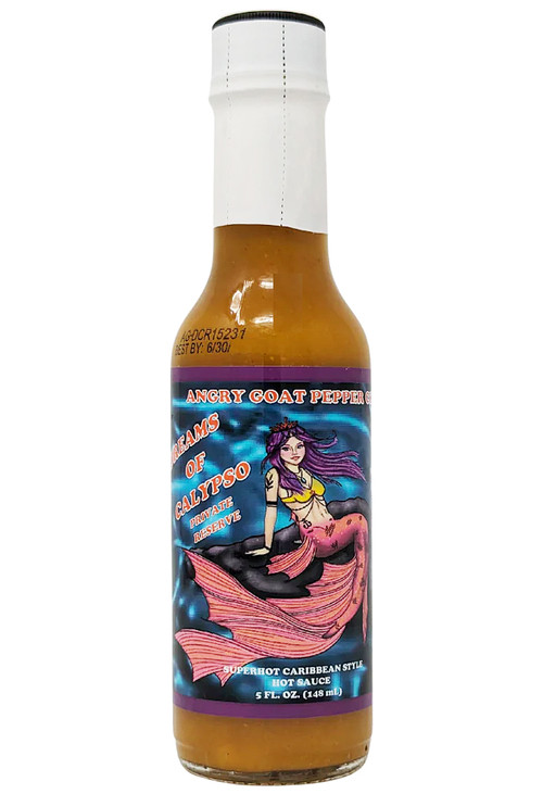 Angry Goat Pepper Co. Dreams of Calypso Private Reserve Hot Sauce, 5oz.