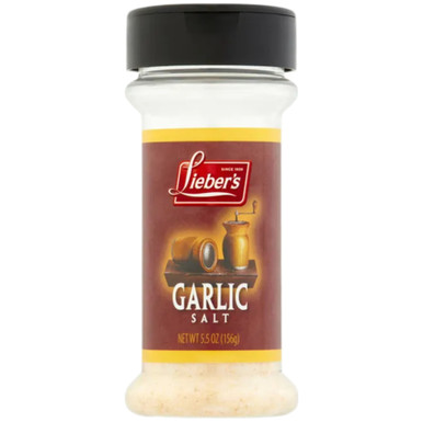 Lieber’s Garlic Salt, All-Purpose Seasoning, Kosher for Passover, 5.5 oz