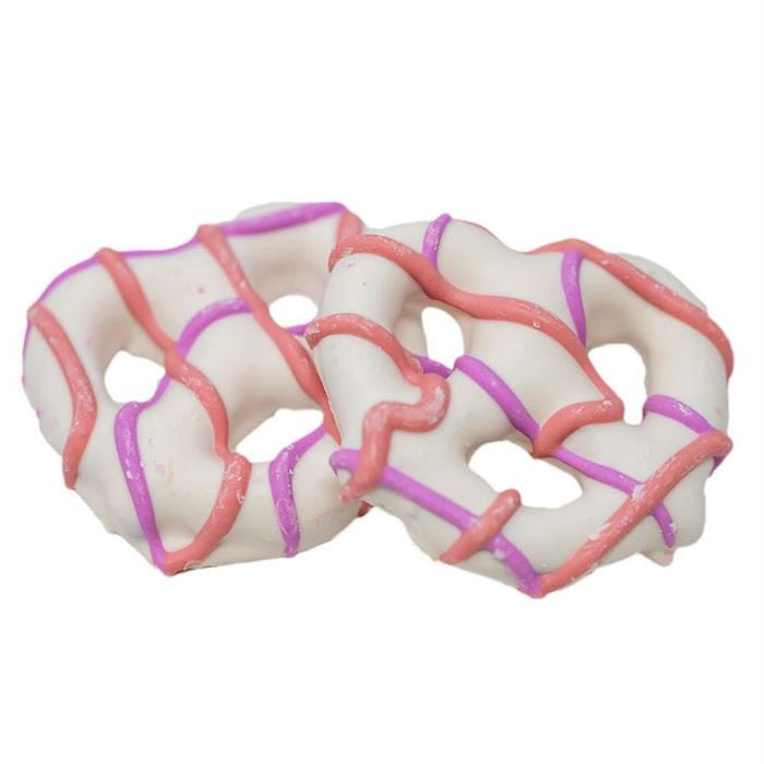 Pastel Frosted Pretzels