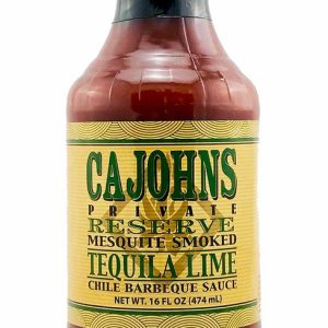 CaJohn’s Mesquite Smoked Tequila Lime Chile Barbeque Sauce, 16oz.