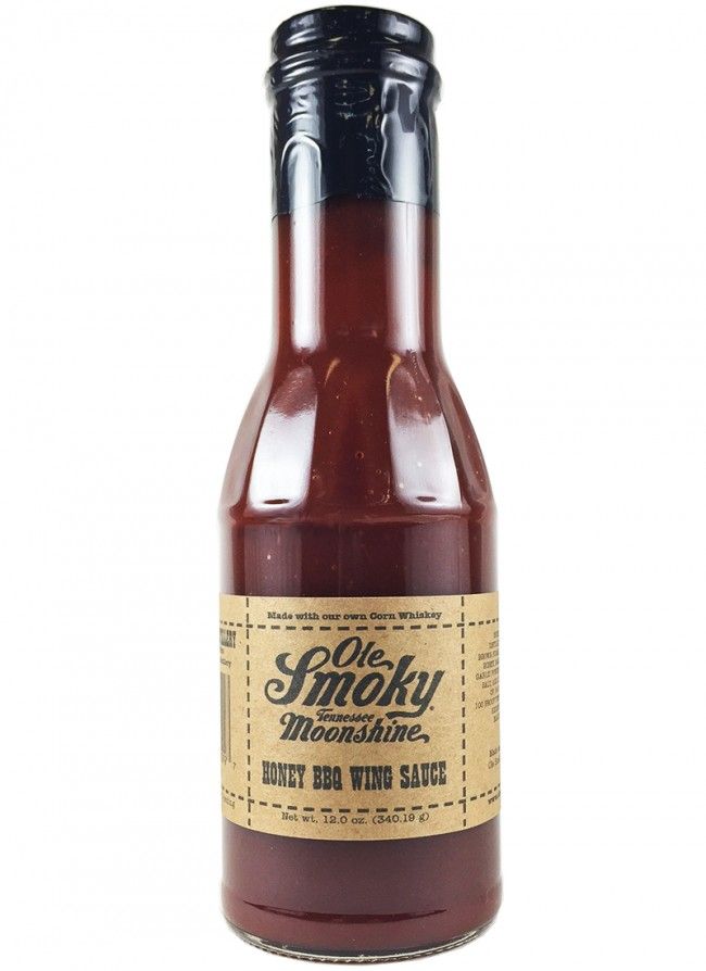 Ole Smoky Moonshine Honey BBQ Wing Sauce, 12oz.