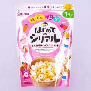 Wakodo First Cereal Baby Puffs – Vegetables & Strawberry Yogurt