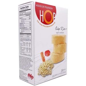 House of Polvoron – HOP – Crisp Rice – Soft Cookies – 18 Pieces – 234 G