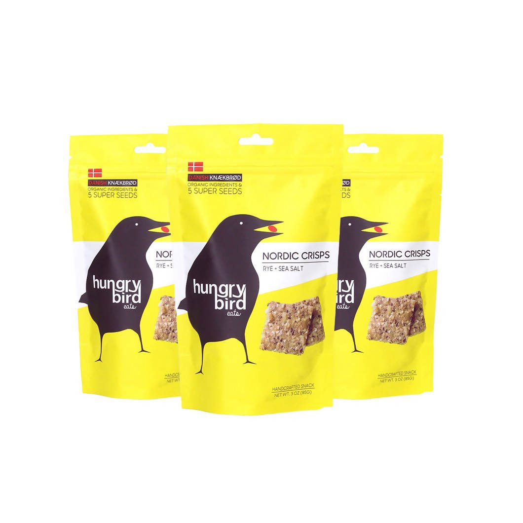 Rye + Sea Salt Nordic Crisps – 12 x 3oz