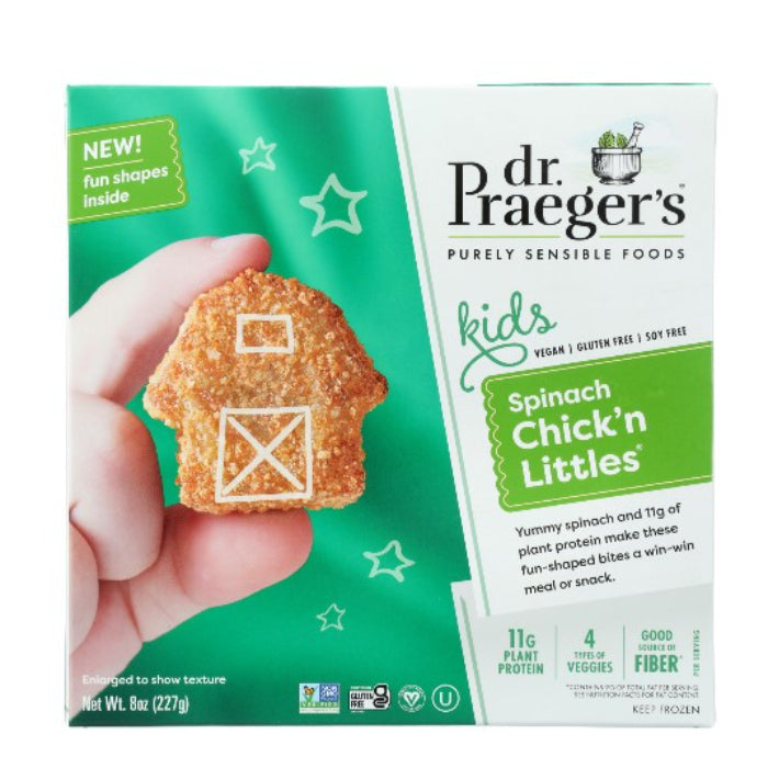 Dr Praeger – Spinach Chick’n Littles, 8 Oz (Pack of 6)