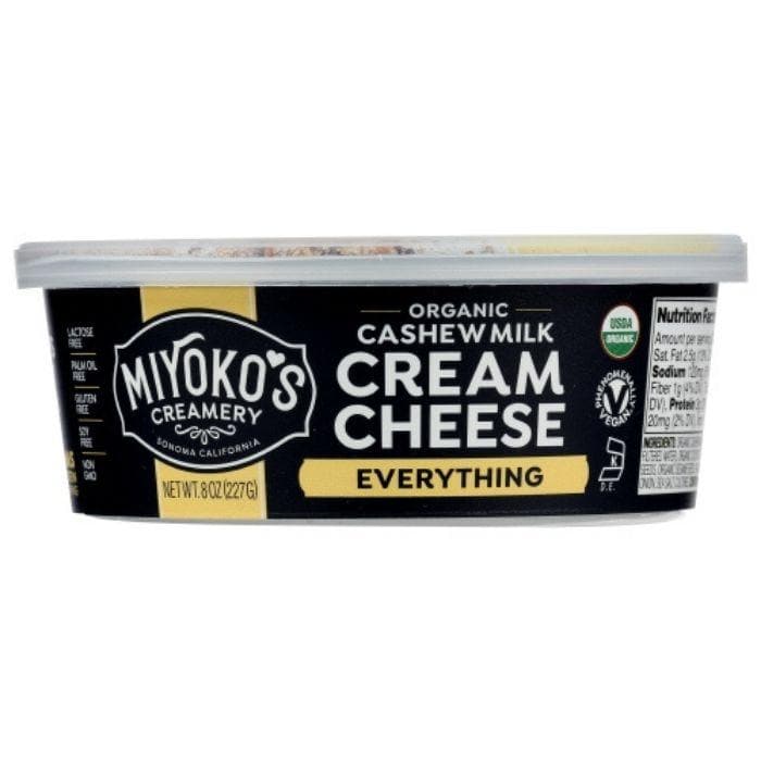 Miyoko’s Creamery – Organic Cultured Vegan Cream Cheeses, 8oz | Multip