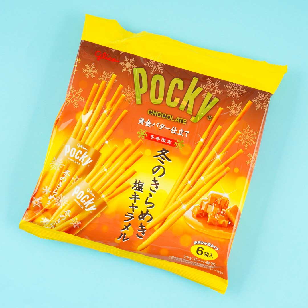 Pocky Biscuit Sticks – Golden Butter Salted Caramel