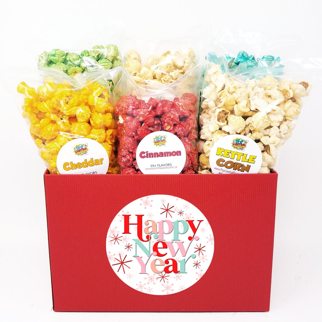 Happy New Year – Retro Red – Variety 6 Pack – Mini Bags