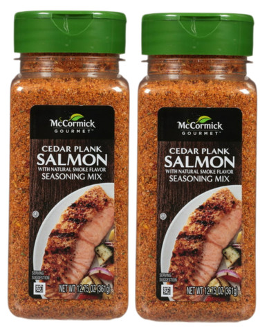 McCormick Cedar Plank Salmon Seasoning Mix, 12.75 oz (Pack of 2)
