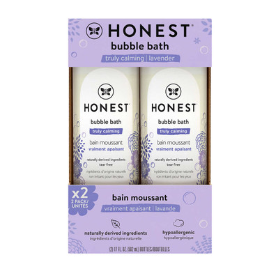 The Honest Company Bubble Bath, Truly Calming Lavender, 17.0 fl oz (2 count)