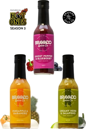 Bravado Spice Co. Fruity Hot Sauces 3 Pack