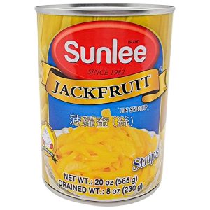 Sunlee Brand – Premium Quality – Yellow Jackfruit Strips in Syrup – 20 OZ