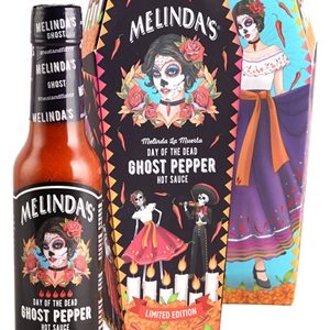 Melinda’s La Muerta Limited Edition Day of the Dead Ghost Pepper Hot Sauce, 5oz.