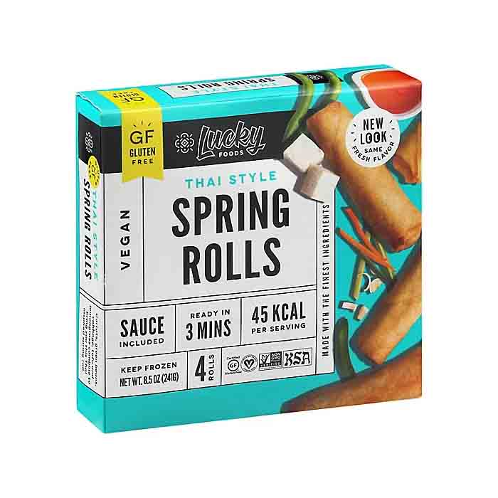 Lucky Foods – Spring Rolls, 8.5oz | Multiple Flavors
