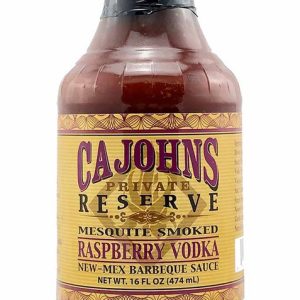 CaJohn’s Mesquite Smoked Raspberry Vodka New-Mex Barbeque Sauce, 16oz.
