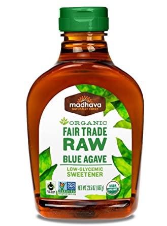 Madhava Organic Raw Blue Agave 23.5 Oz | Pack of 6