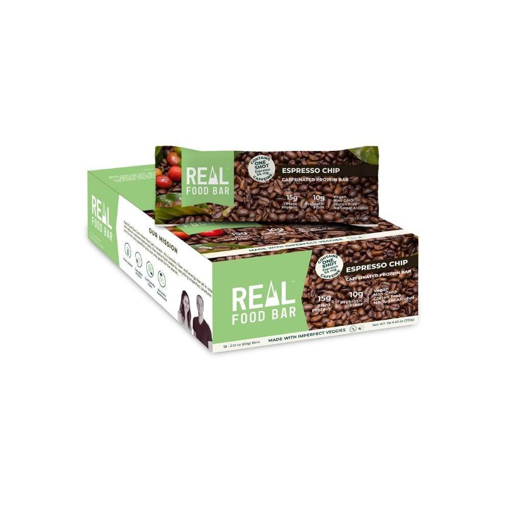 Real Food Bar’s Espresso Chip Bars – 12-Bar Pack