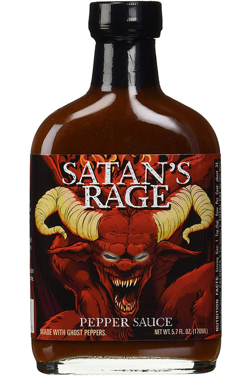Satan’s Rage Pepper Hot Sauce, 5.7oz.