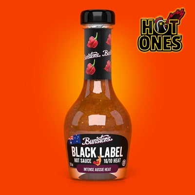 Hot Sauce Bunsters Black Label Heat 6 HOT ONES