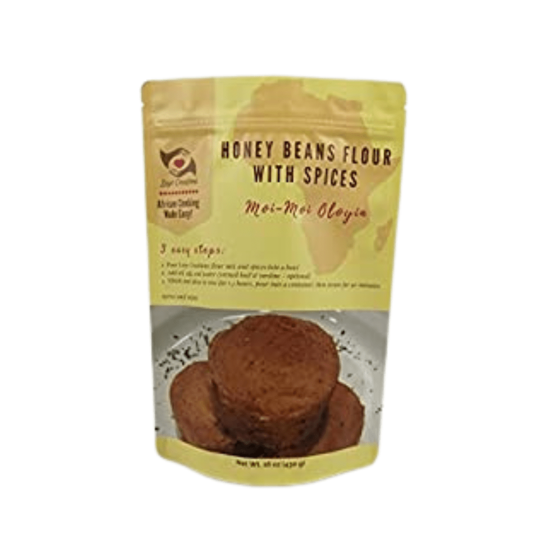 Layo Creations Moi-Moi | HONEY BEANS FLOUR MIX 430g for Easy Nigerian Dish
