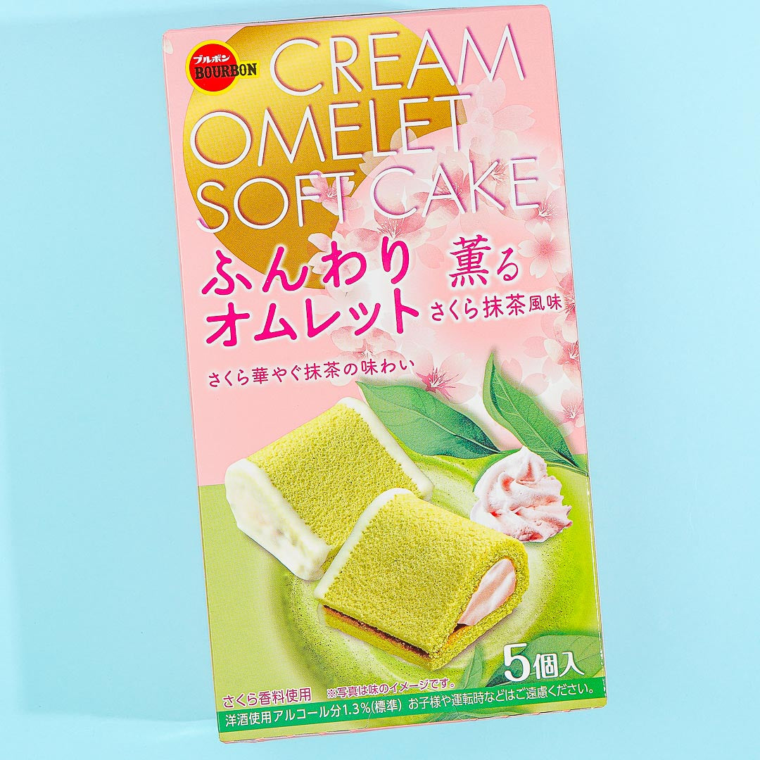 Bourbon Cream Omelet Soft Cake – Sakura Matcha