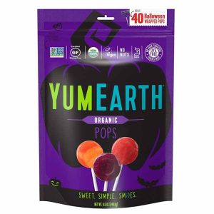 YumEarth – Organic Halloween Pops | Pack of 18