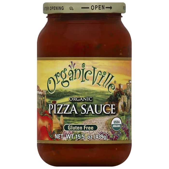 Organicville – Organic Pizza Sauce (GF), 15.5oz