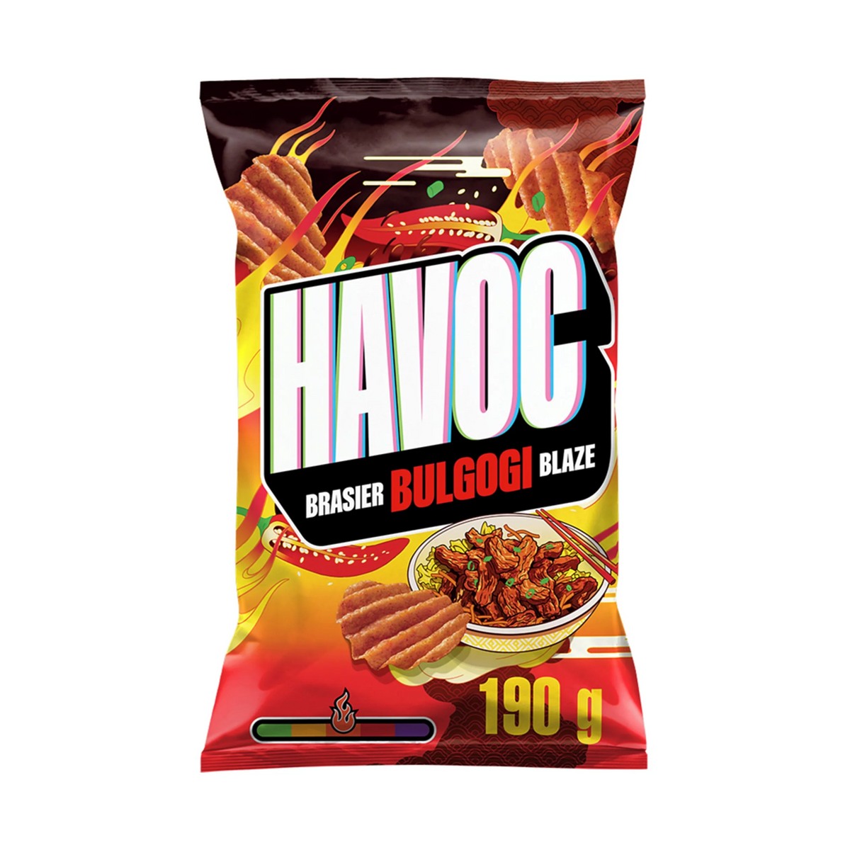 Frito Lay Havoc bulgogi blaze (chip) – 90g Canada (Case of 12)
