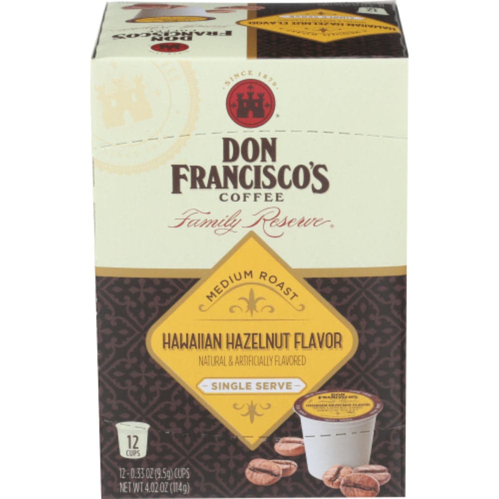 Don Francisco’s – Hawaiian Hazelnut Gourmet Coffee, 4.02 Oz