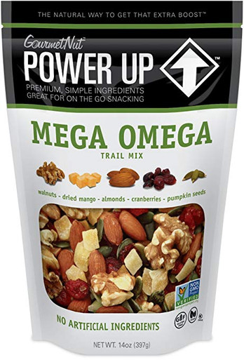Gourmet Nut Power Up Trail Mix Mega Omega, 14 oz.