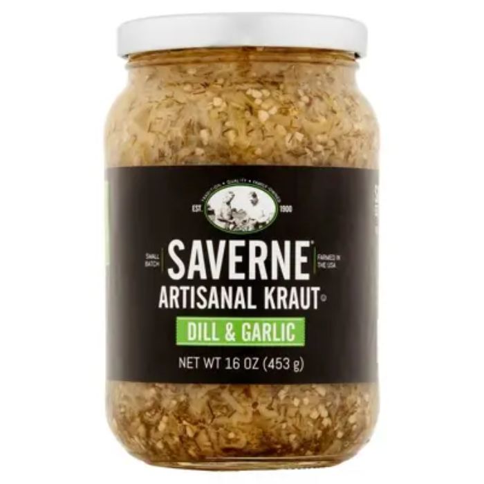 Saverne – Kraut Artisana Dill Garlic, 16 Oz | Pack of 6