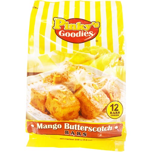 Pinky’s Goodies – Mango Butterscotch Bars – 12 Pieces – 7.60 OZ