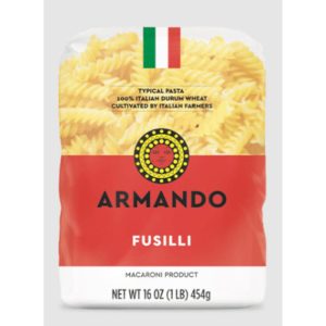 Armando – Fusilli Macaroni, 16 Oz – Pack of 12