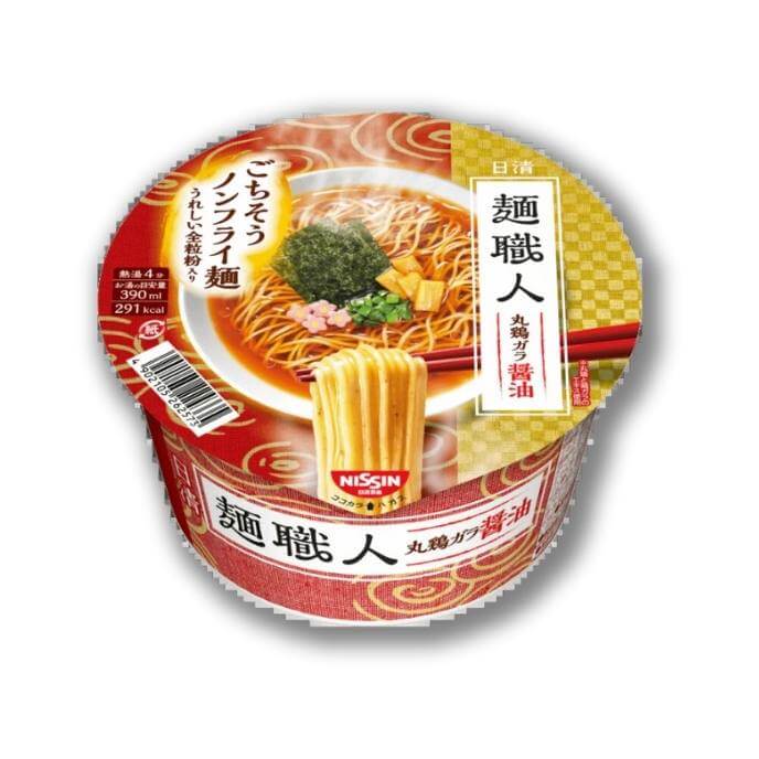 Nissin – Men Shokunin Shoyu with Whole Wheat and Kombu Noodles