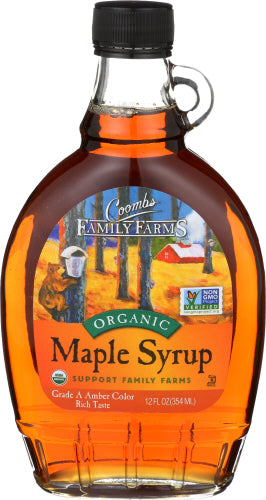 Coombs Family Farms – Organic Maple Syrup Grade A Amber, 12 Oz (Pack O