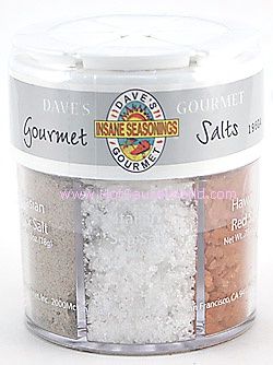 Dave’s Gourmet 6-Way Salt Shaker, 5.5oz.