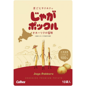 Calbee Jaga Pokkuru Hokkaido Potato Snack 10 Bags – Japan Exclusive – Made in JAPAN – Tokyo Sakura Mall