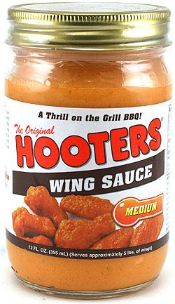 Hooters Medium Wing Sauce, 12oz.