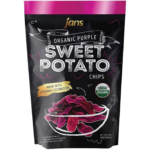 Jans – Organic Purple Sweet Potato (UBE) Chips – 4 OZ