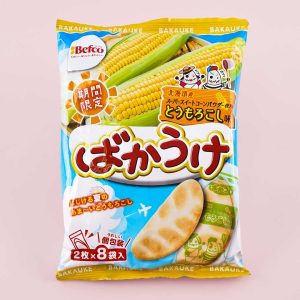 Befco Kuriyama Bakauke Rice Crackers – Hokkaido Corn