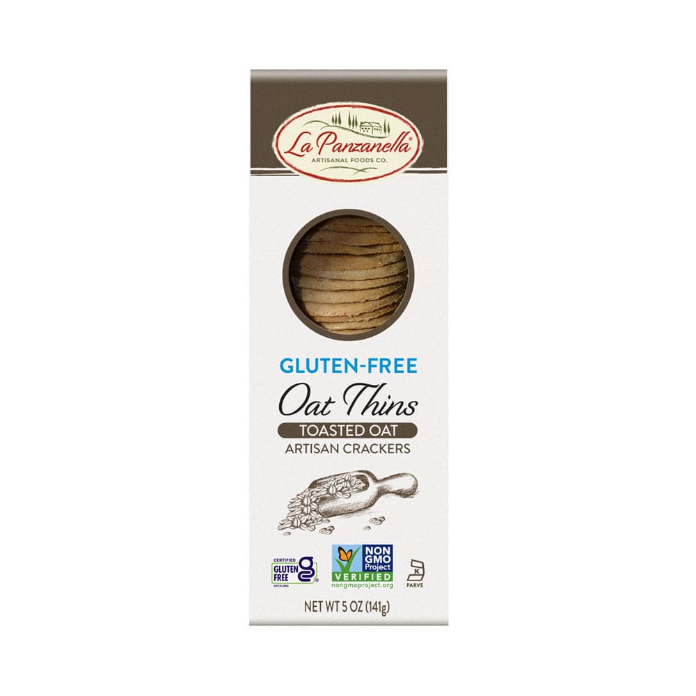La Panzanella – Gluten Free Toasted Oat Thins, 5 Oz