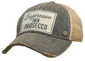 Vintage Life – Espresso Then Prosecco Trucker Hat Baseball Cap