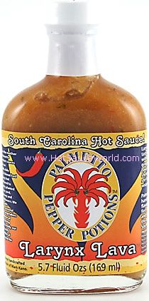 Palmetto Pepper Potions Larynx Lava Hot Sauce, 5.7oz.