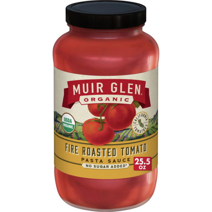 Muir Glen – Sauce Fire Roasted Tomato, 23.5 Oz | Pack of 12