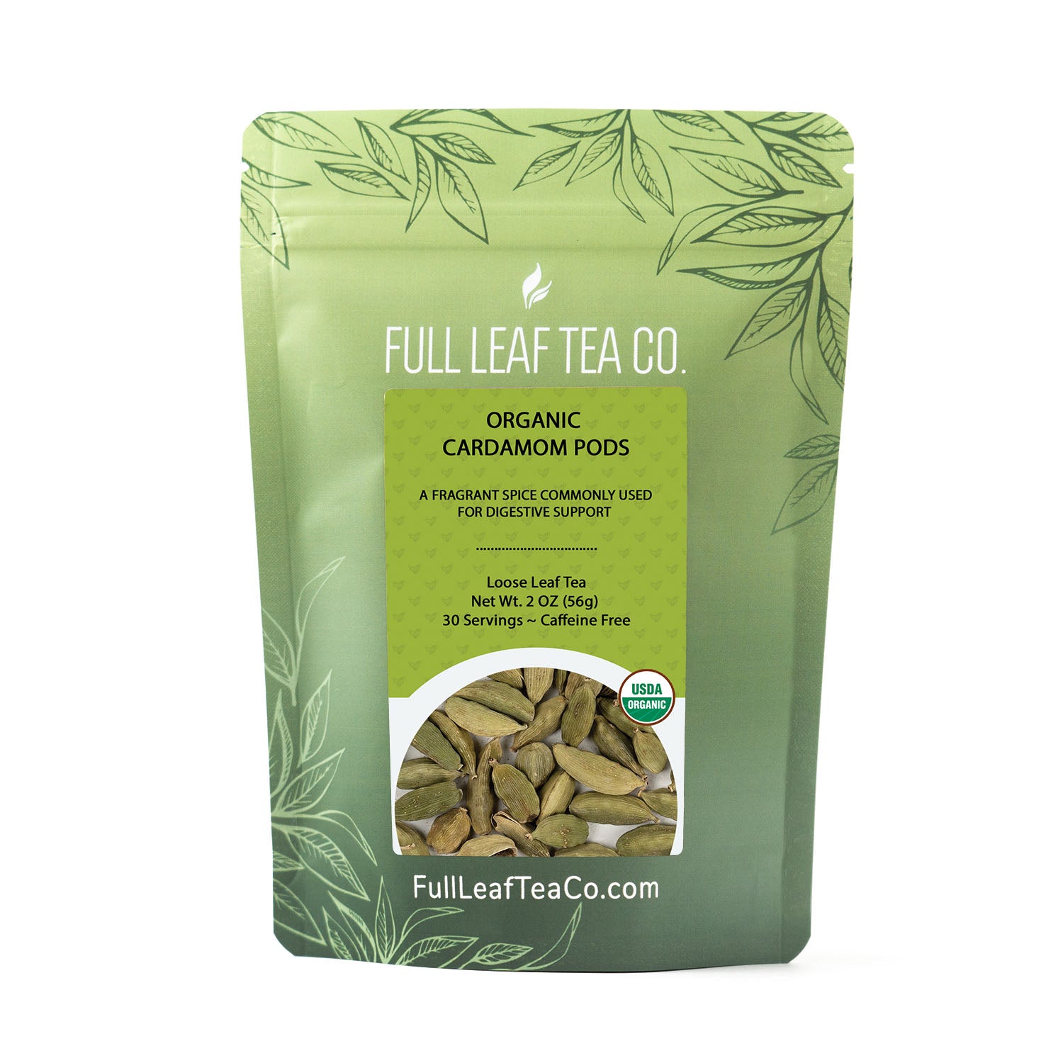Organic Cardamom Pods Retail Bags – Case of 6