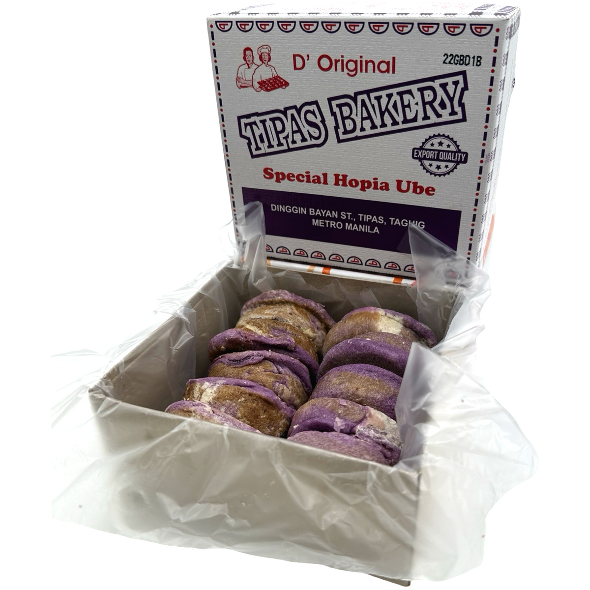 D’ Original Tipas – Special Hopia Ube – 10 Pieces – 450 G
