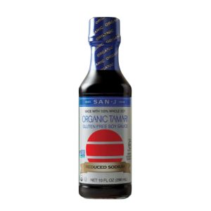 San-J Organic Tamari Gluten Free Soy Sauce Reduced Sodium
